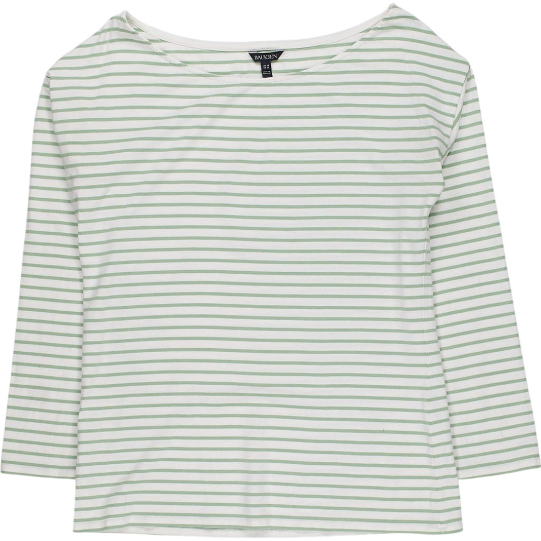 Baukjen Green Stripe Top