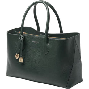 Aspinal Green Leather Handbag
