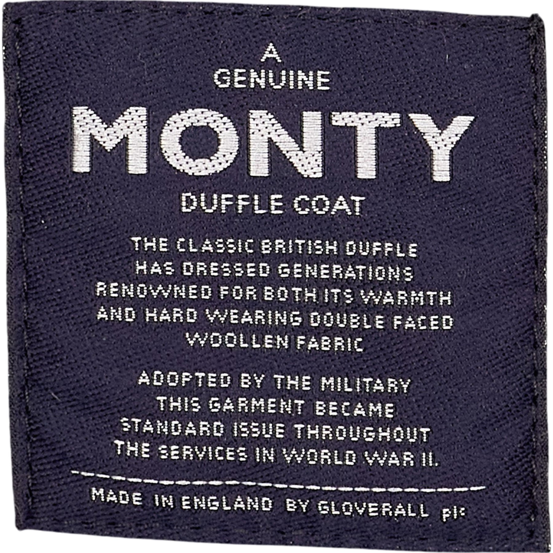 Gloverall Grey Monty Duffle Coat Wool