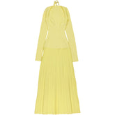 SIR Yellow Knit Maxi Dress