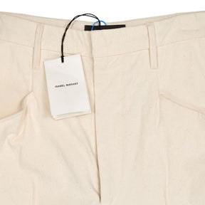 Isabel Marant Ecru Cotton Trousers