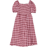 Baukjen Pink Gingham Davina Dress