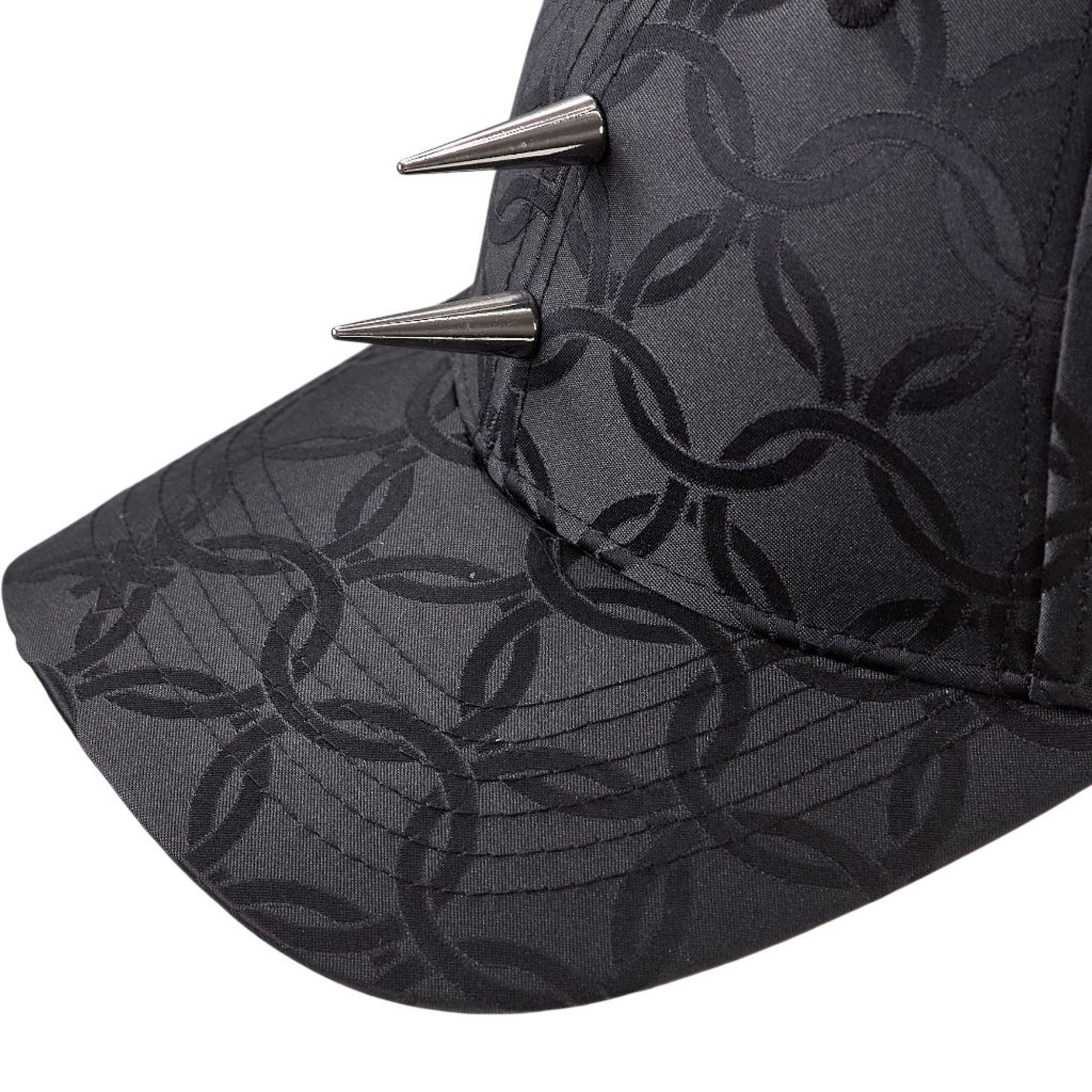 Charles Jeffrey Loverboy Black Studded Jacquard Cap