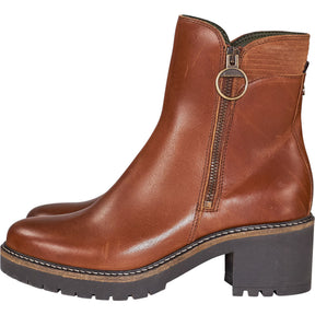 Barbour Brown Leather Ankle Boots