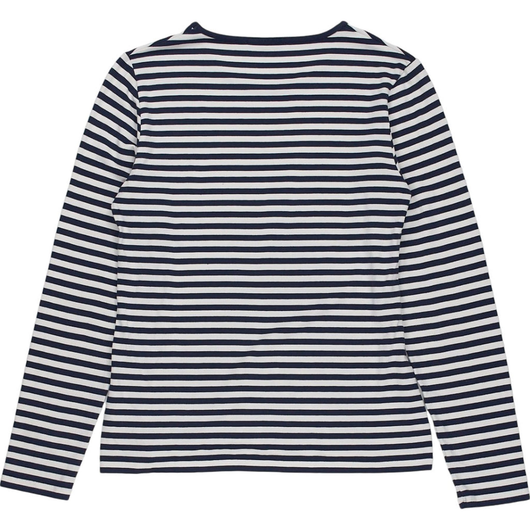 Baukjen Navy White Striped Top