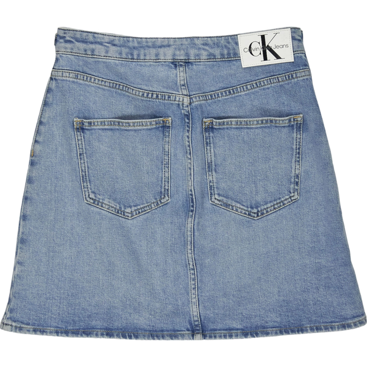 Calvin Klein Light Blue Denim Mini Skirt