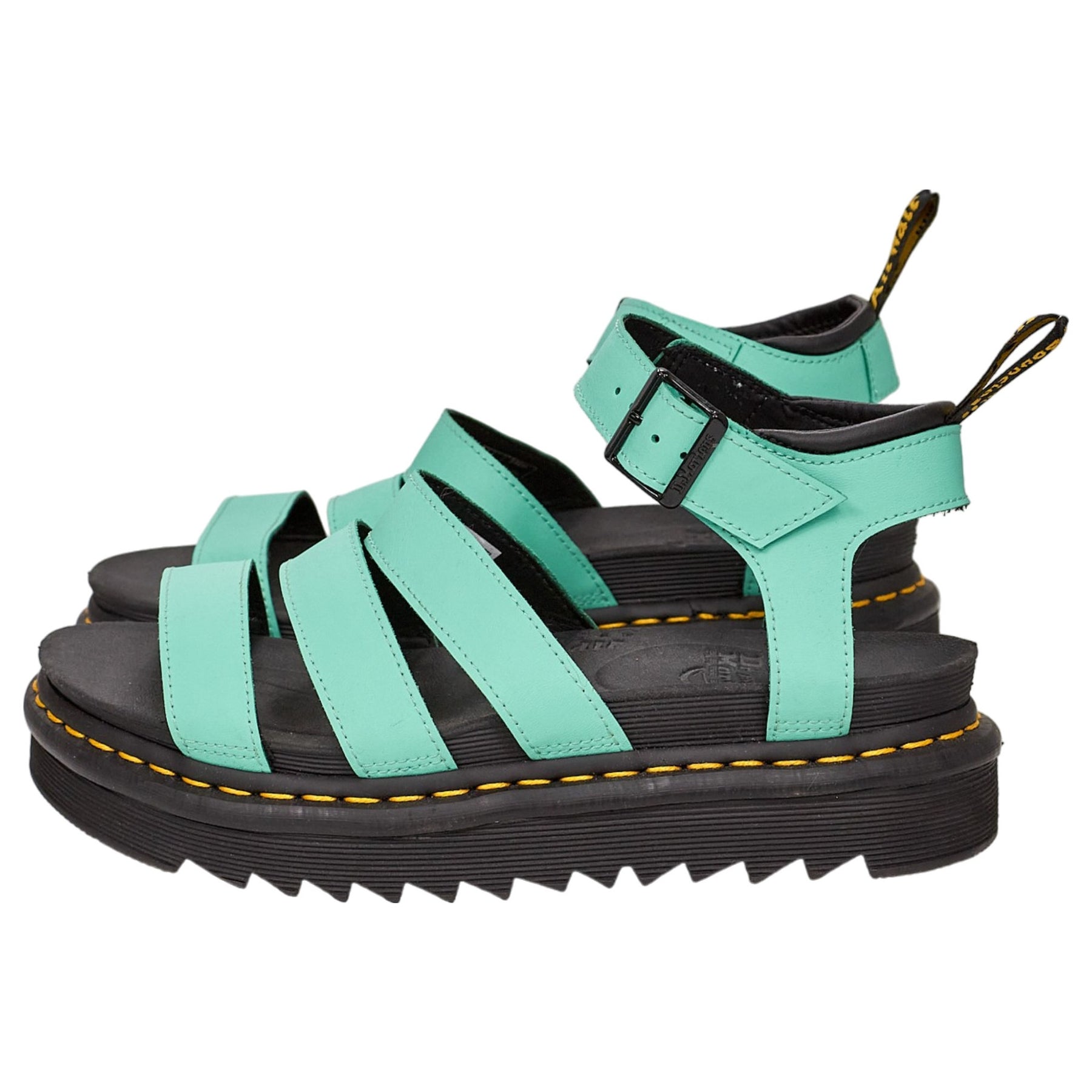 Dr. Martens Green Strappy Sandals
