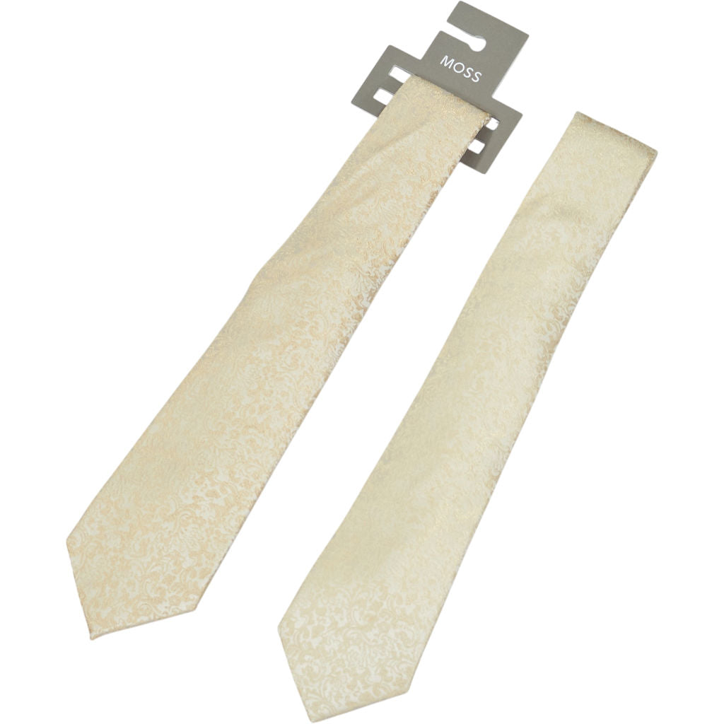 Moss Cream Silk Tie Set x 2
