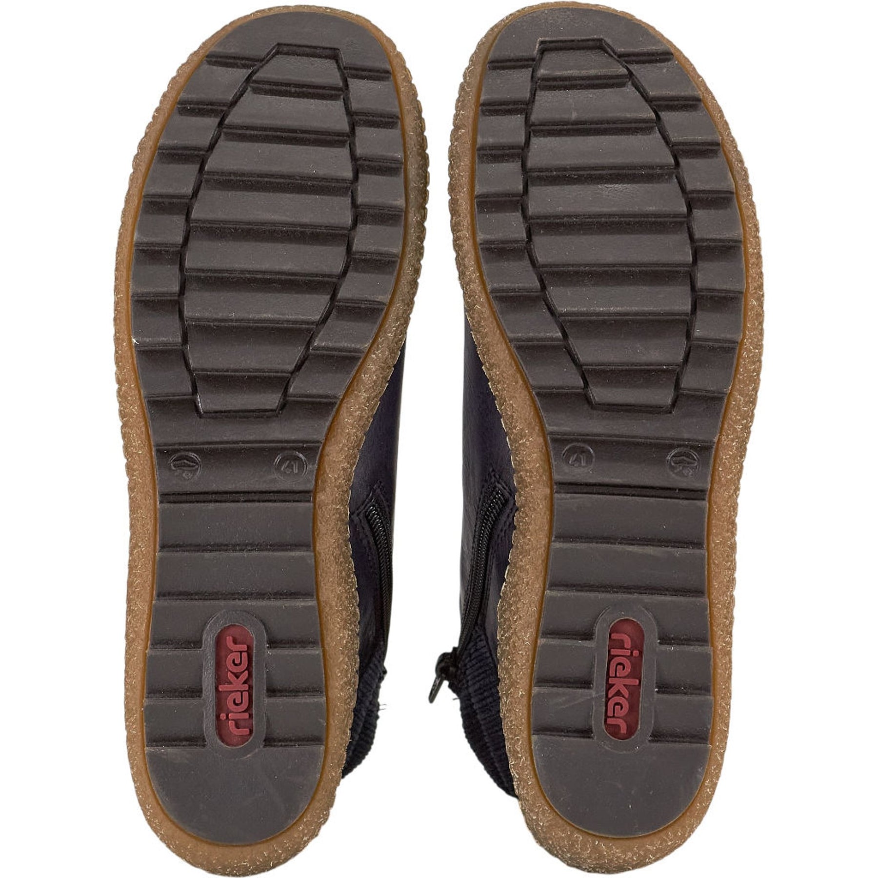 Rieker Blue Zip Sneakers