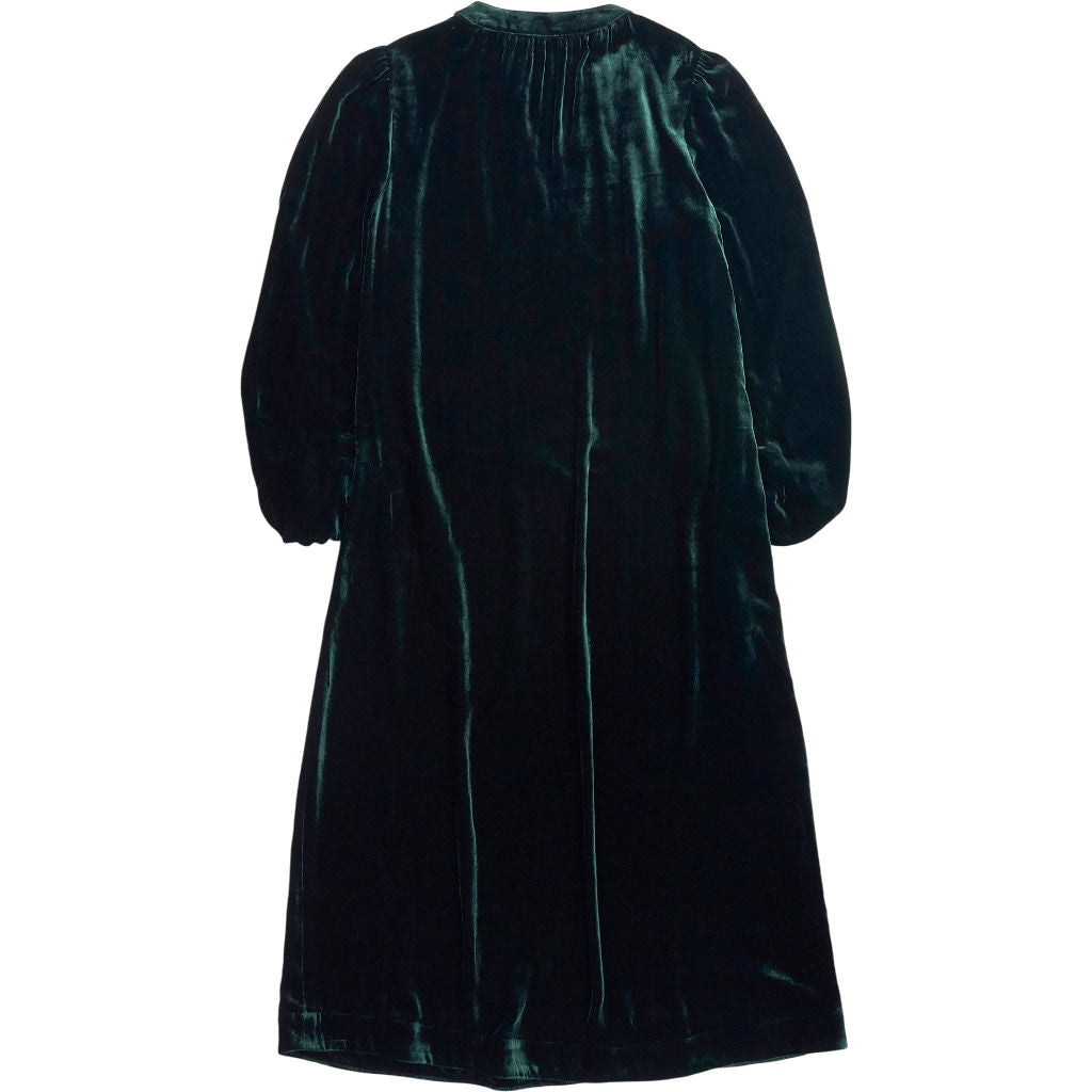 NRBY Green Velvet Dress