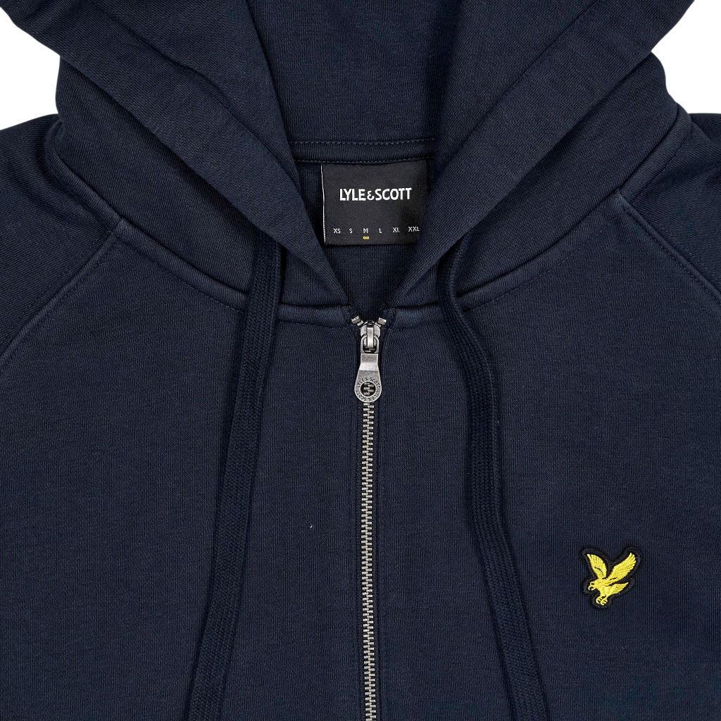 Lyle & Scott Navy Full Zip Hoodie