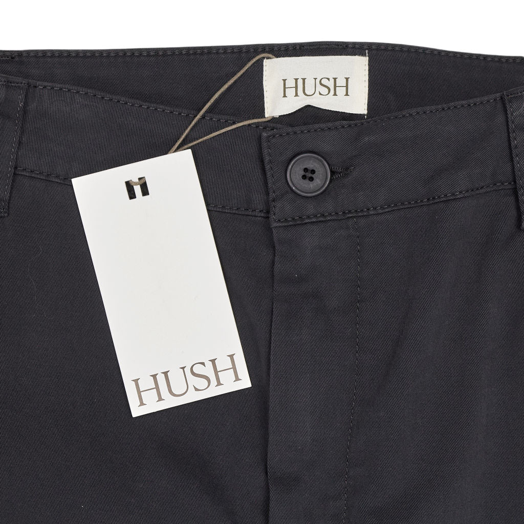 Hush Black Tapered Chino Trousers