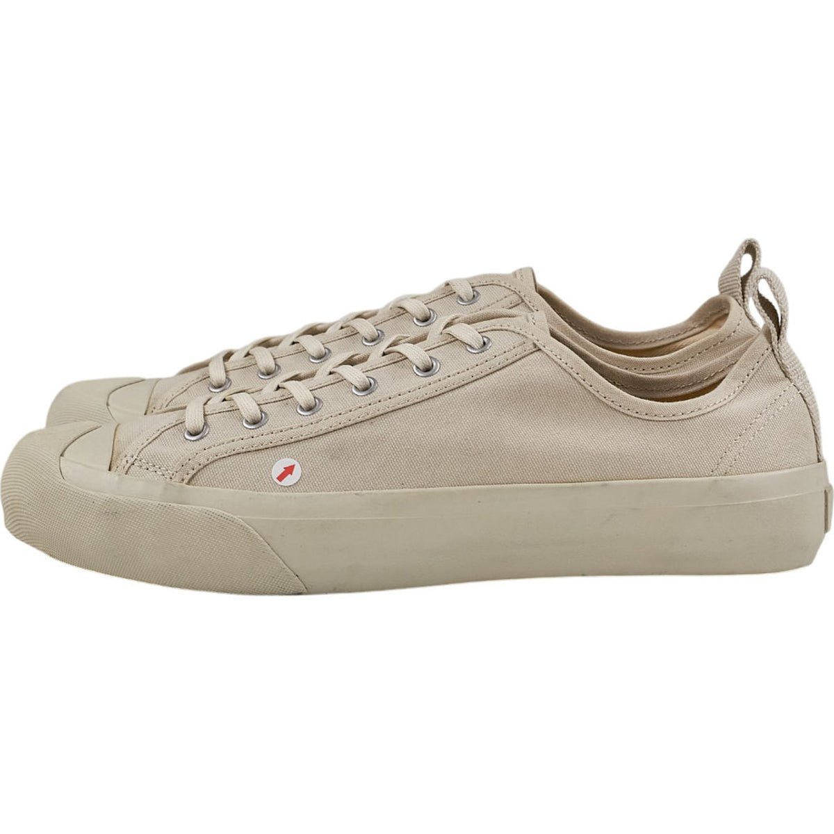 YMC Beige Canvas Trainers