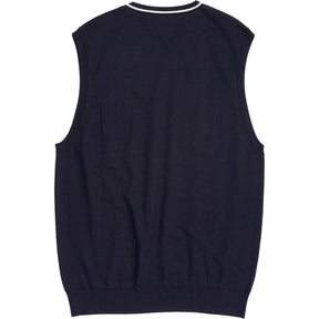 Lyle & Scott Navy Knit Argyle Sweater