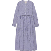 &Daughter Blue White Striped Vivian Dress