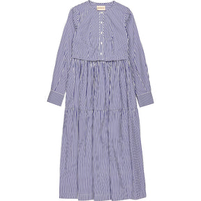&Daughter Blue White Striped Vivian Dress