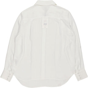 Hush Ecru Tuxedo Sheer Shirt