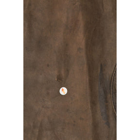 Bruno Morelli Brown Leather Biker Jacket