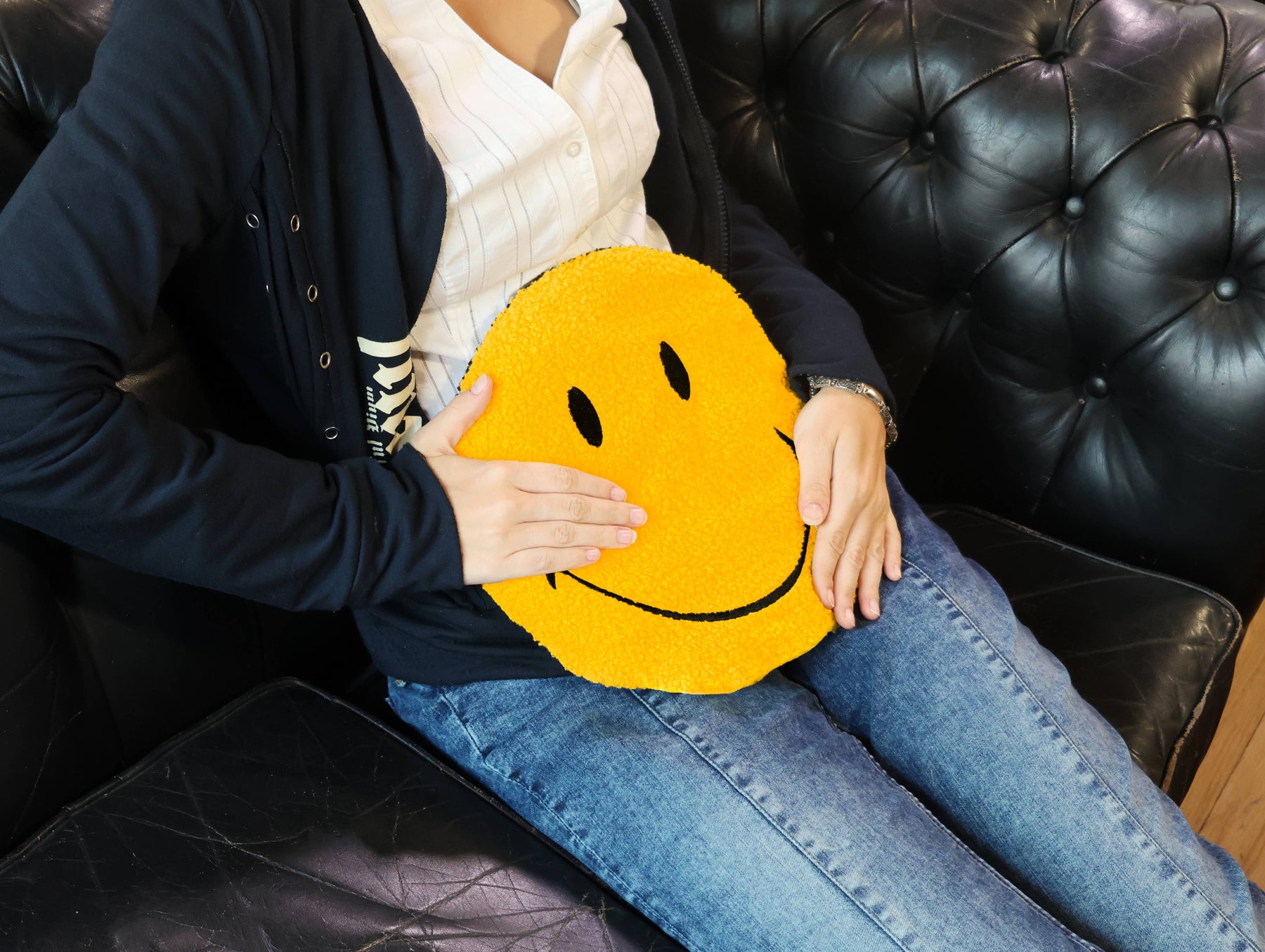 Smiley Hot Water Bottle - Makes you feel warm and fuzzy