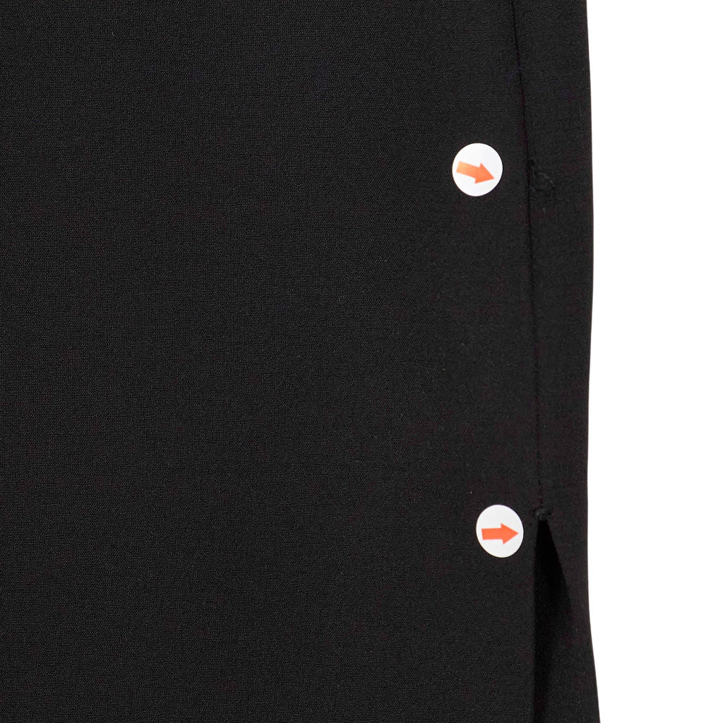 & Other Stories Black Ruffle Dress