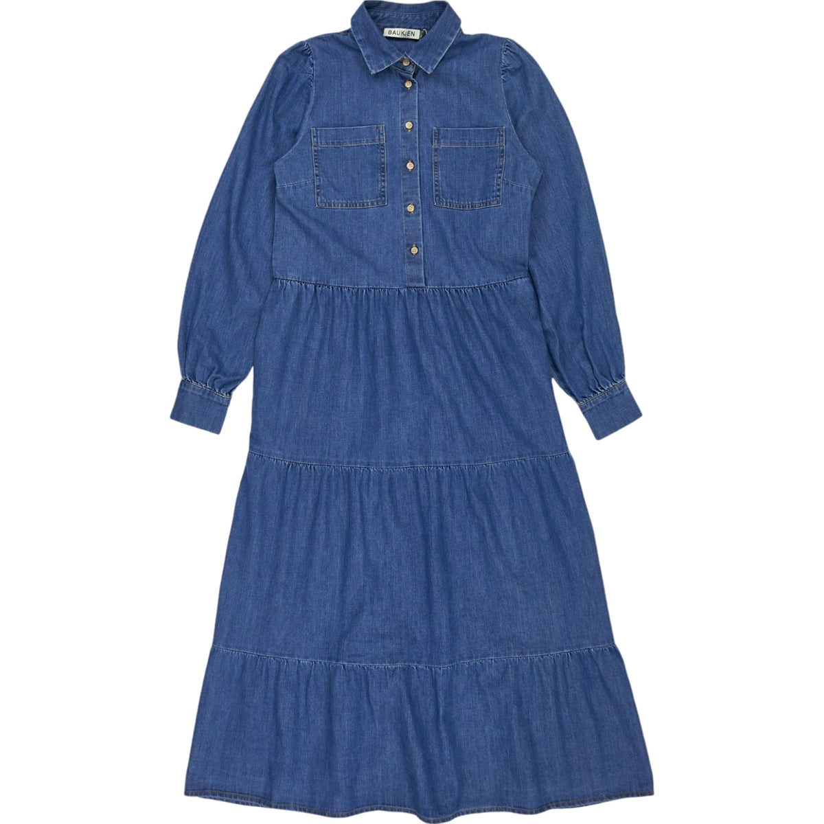 Baukjen Indigo Organic Cotton Midi Dress