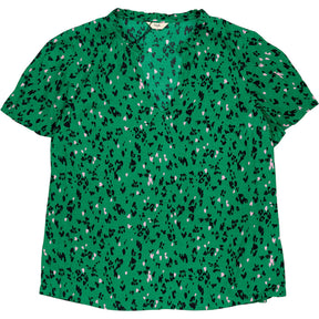 Hush Green Leopard Hearts Phoebe Top