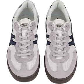 Pull & Bear White Navy Trainers