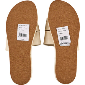 Hush Bone White Willa Weave Sandal