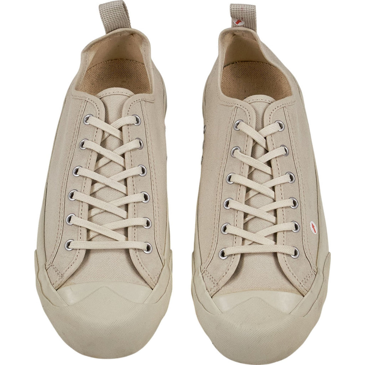 YMC Beige Canvas Trainers