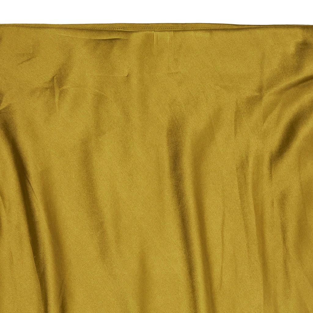 Wyse Mustard Satin Kendall Skirt
