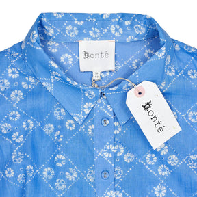 Bonte Blue Cotton Aimee Dress
