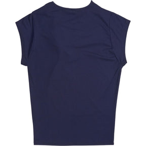 Baukjen Navy Cowl Neck Top