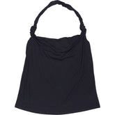 Hush Black Knot Detail Halter Vest