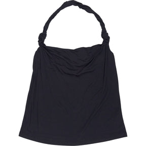 Hush Black Knot Detail Halter Vest
