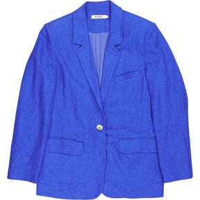 NRBY Blue Linen Blazer