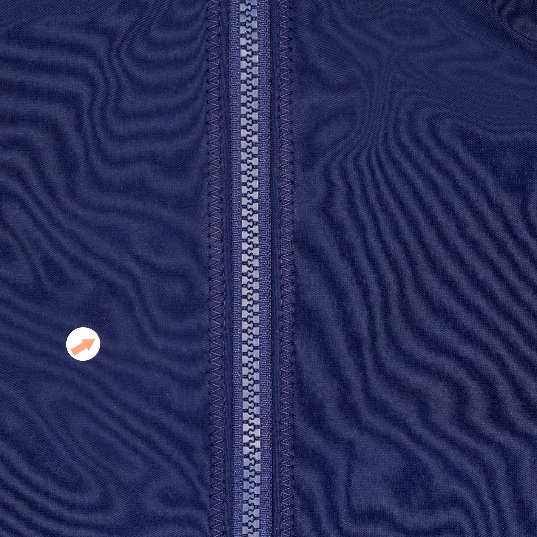 Lands' End Blue Jacket with Zip Closure