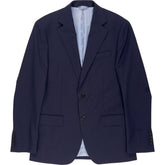Moss Navy Tailored Fit Jacket Size 38R