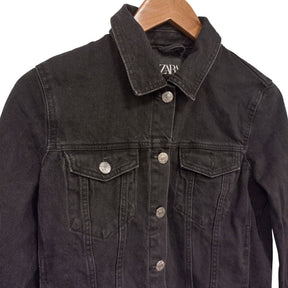Zara Black Denim Jacket