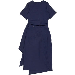 WYSE Navy Midi Dress