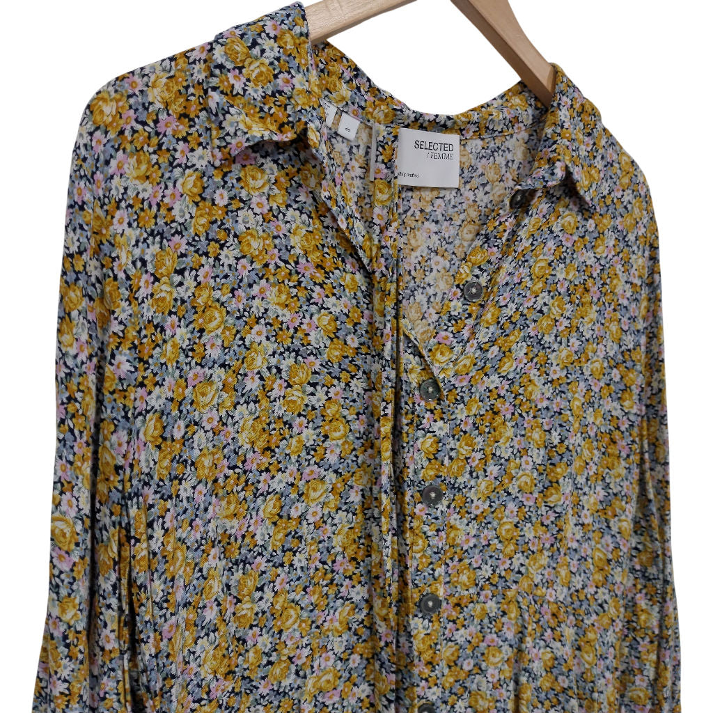 Selected Femme Floral Viscose Dress
