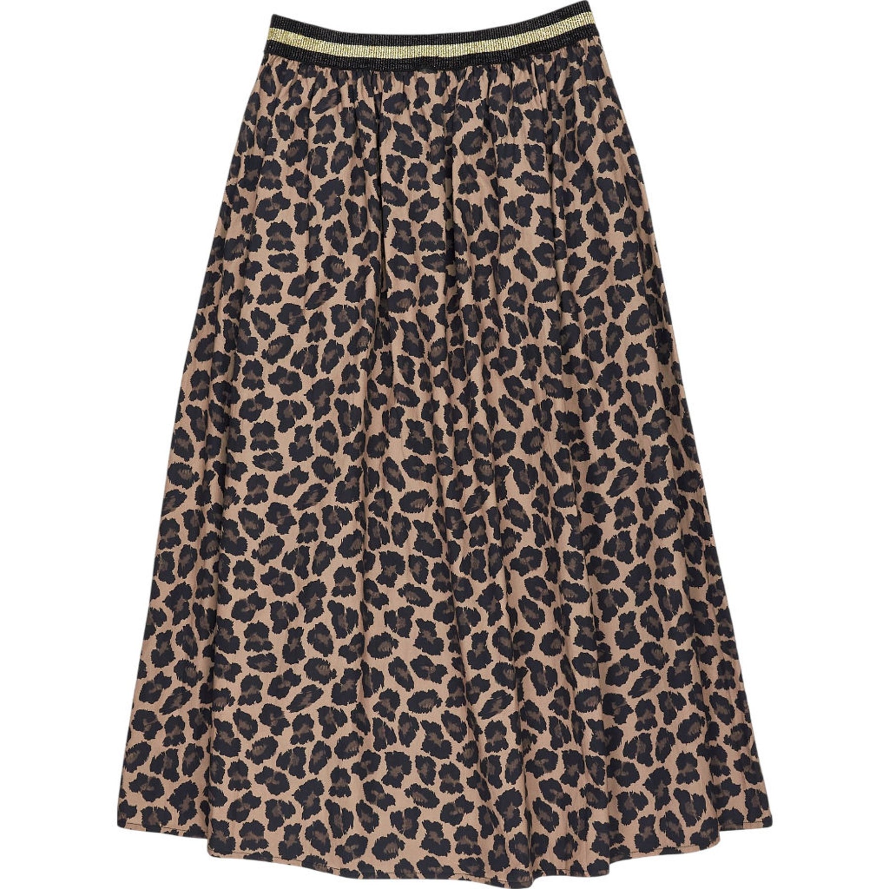 Wyse Leopard Print Midi Skirt 1