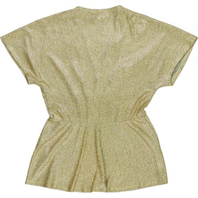 WYSE London Gold Caley Metallic Top