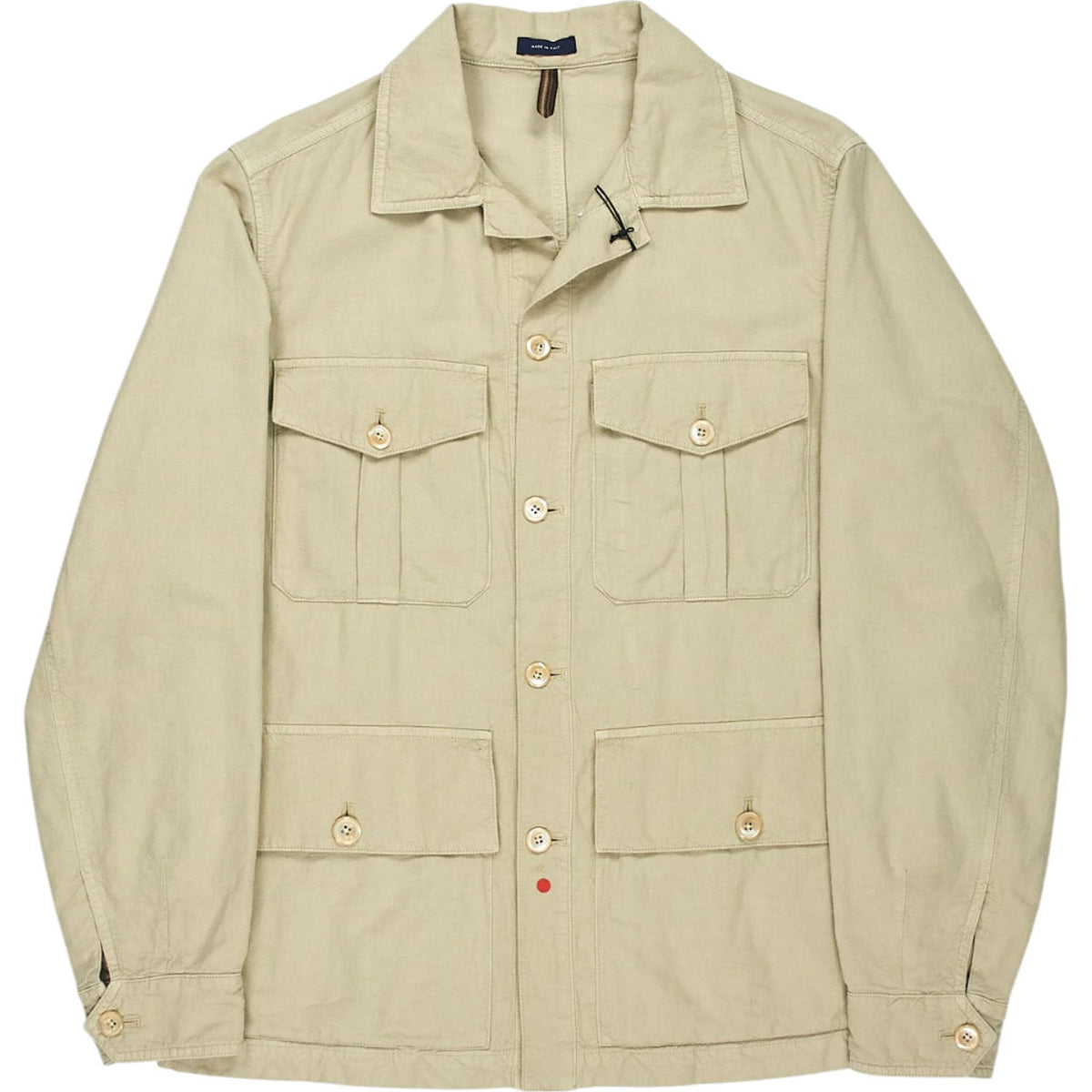 Drakes Beige Linen Jacket