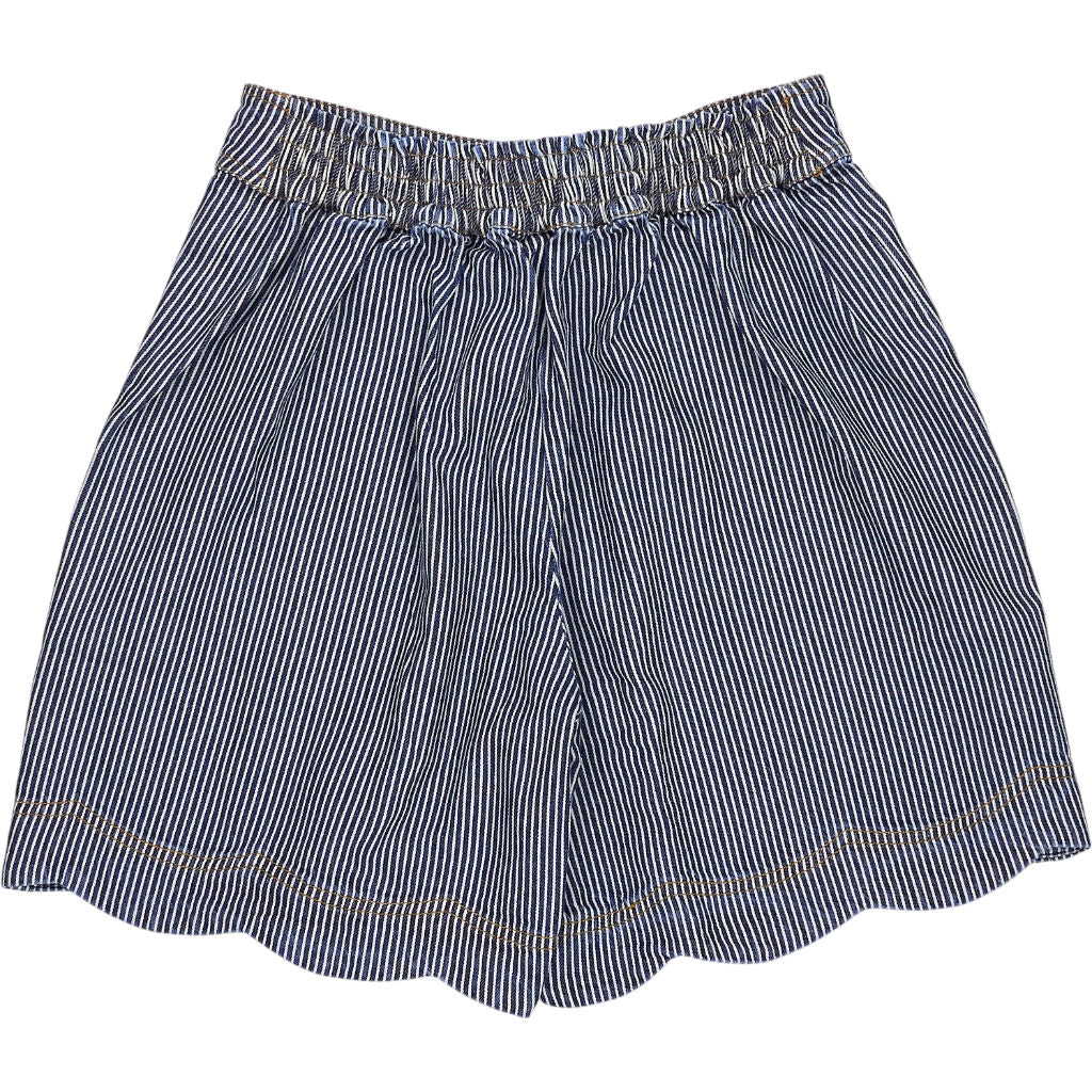 Bonté Navy Ticking Striped Mary Shorts