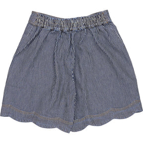 Bonté Navy Ticking Striped Mary Shorts