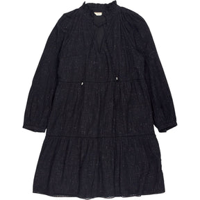 Hush Black Tiered Dress