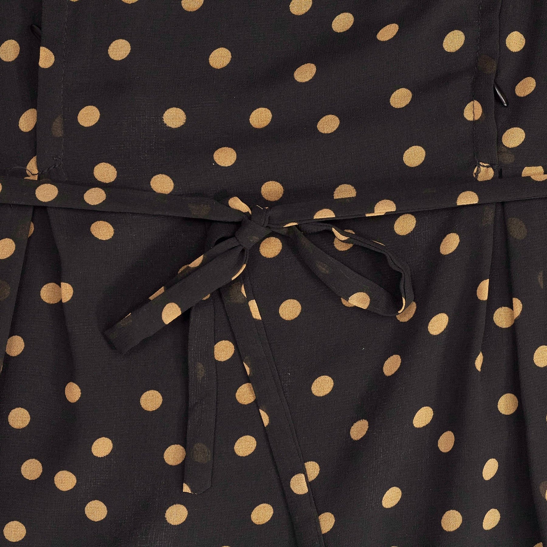 Serapine Black Polka Dot Maternity Blouse