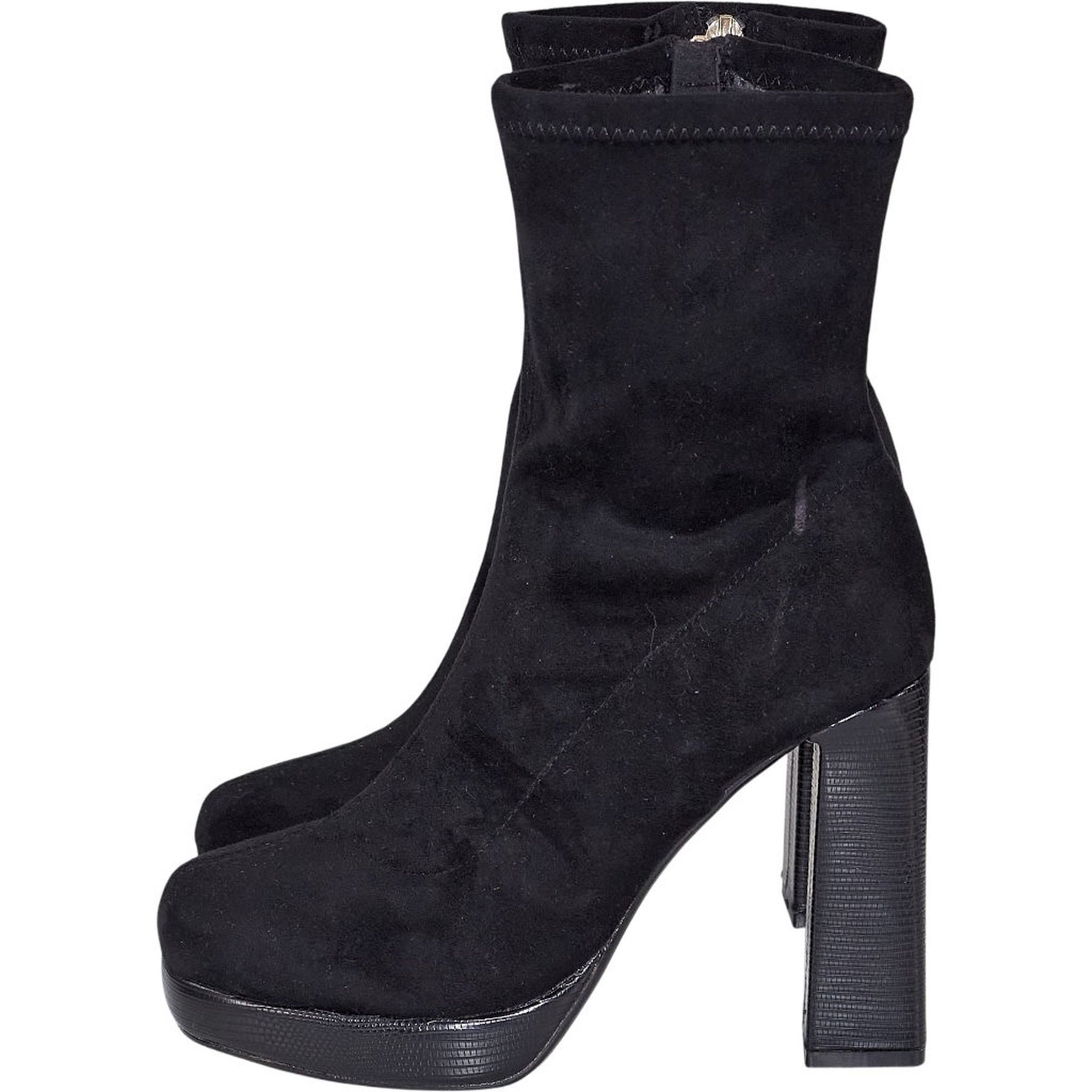 River Island Black Heeled Boots
