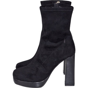 River Island Black Heeled Boots