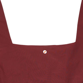 Hush Port Red Romi Sleeveless Midi Dress